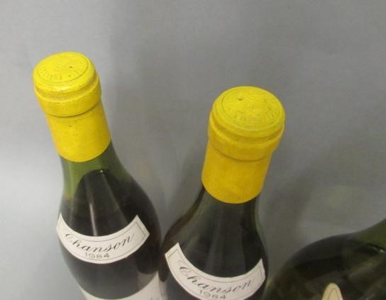 6 bottles of mainly white Burgundy Image