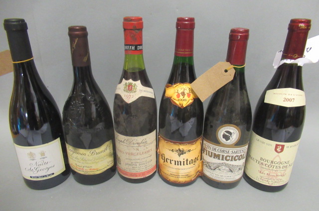 6 bottles of red Burgundy Image