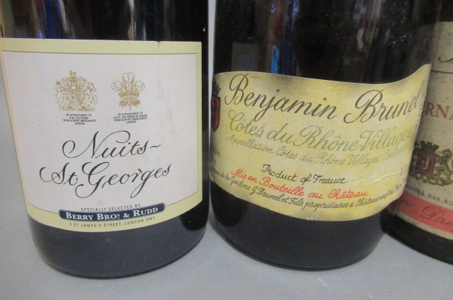 6 bottles of red Burgundy Image