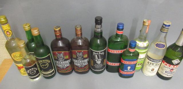 12 bottles of mixed spirits & liqueurs Image