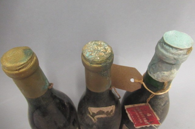 3 half bottles Gilbeys Pommard Image