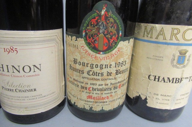 6 bottles of red Burgundy Image