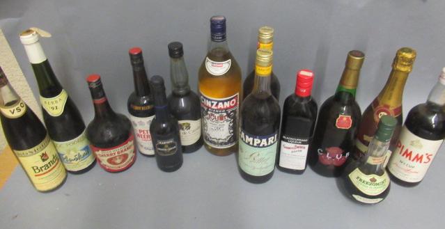 13 bottles of mixed spirits & liqueur Image