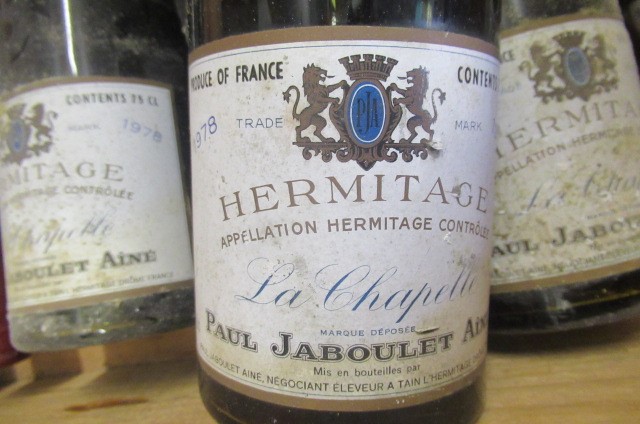 7 bottles La Chapelle Hermitage Image