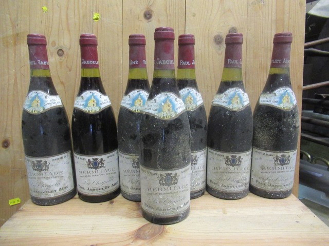 7 bottles La Chapelle Hermitage Image