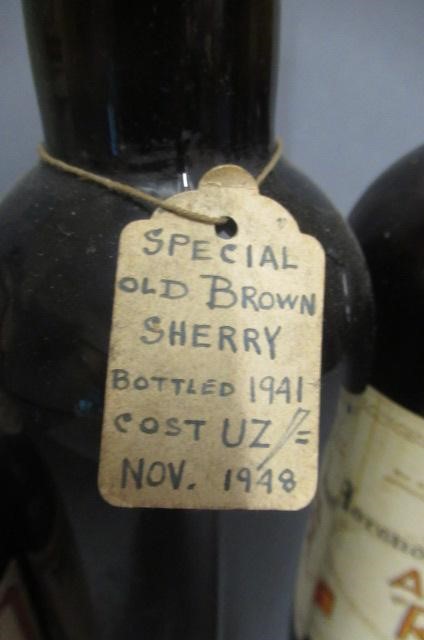 3 bottles vintage sherry Image
