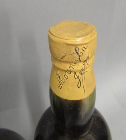 3 bottles vintage sherry Image