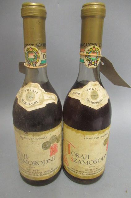 2 bottles 1975 Tokaji Szamorodni Image