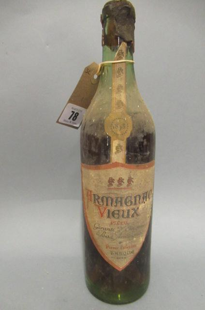 1 bottle 1893 Armagnac Vieux Image