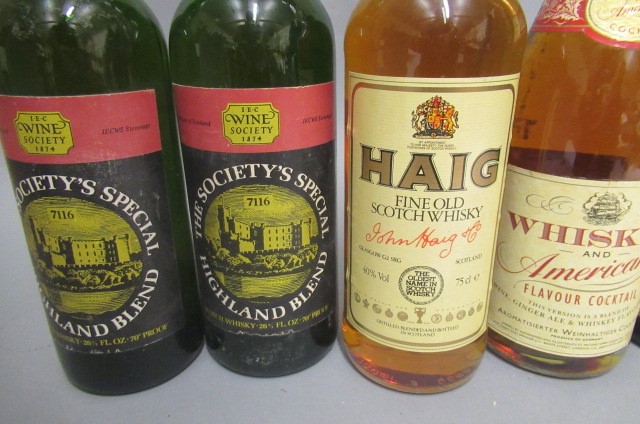 5 bottles of whisky & liqueur Image