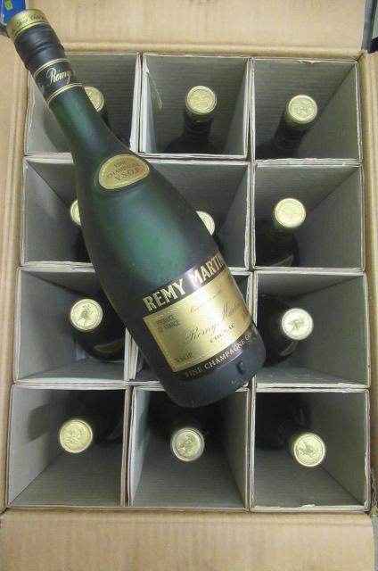 12 bottles Remy Martin VSOP fine champagne cognac Image