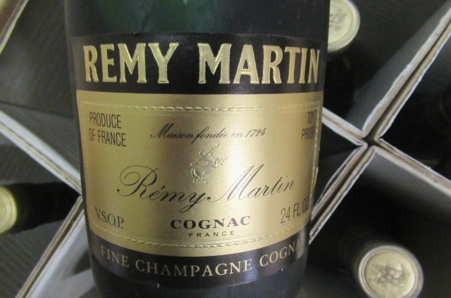 12 bottles Remy Martin VSOP fine champagne cognac Image