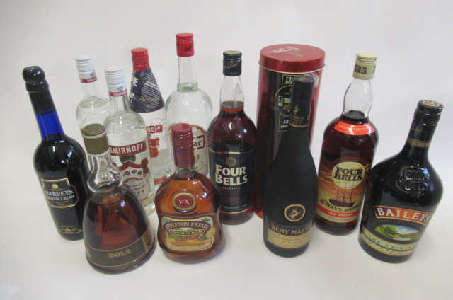 11 bottles of mixed spirits & liqueurs Image