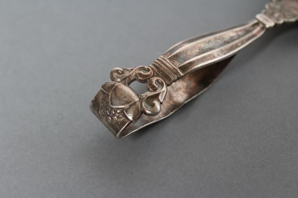A GEORG JENSEN SILVER CADDY SPOON Image