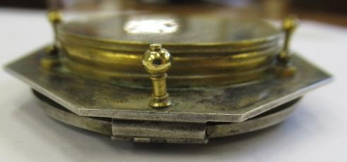 A TRAVELLING EQUATORIAL/EQUINOCTIAL BRASS SUNDIAL by Christoph Schoener Junior Image