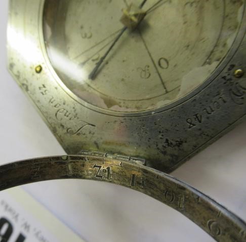 A TRAVELLING EQUATORIAL/EQUINOCTIAL BRASS SUNDIAL by Christoph Schoener Junior Image