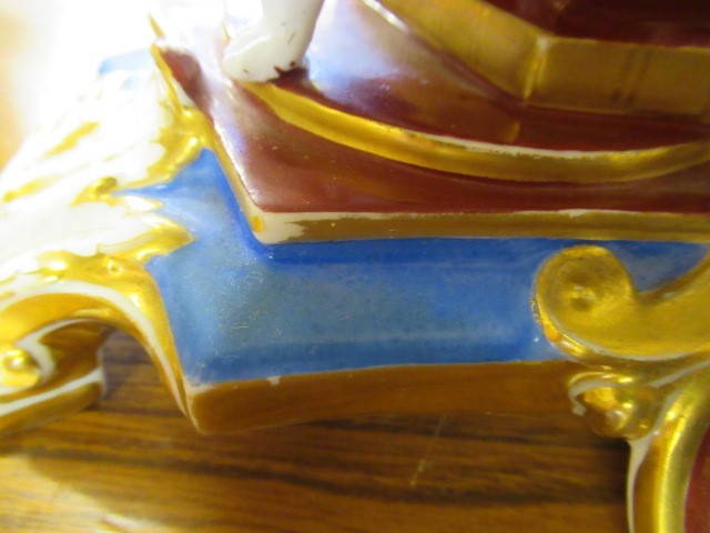 A LARGE PAIR OF PARIS PORCELAIN VASES Image