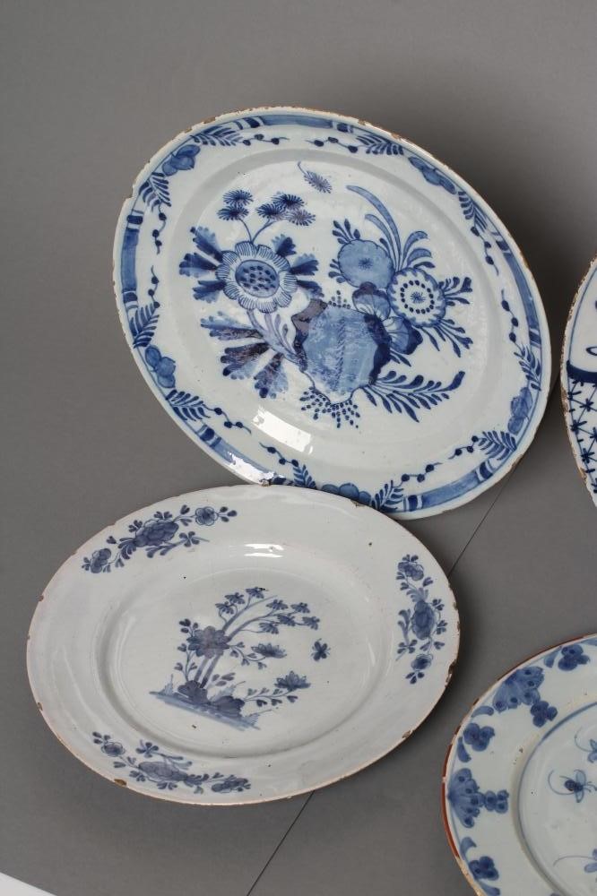 FOUR DUTCH DELFT PLATES Image