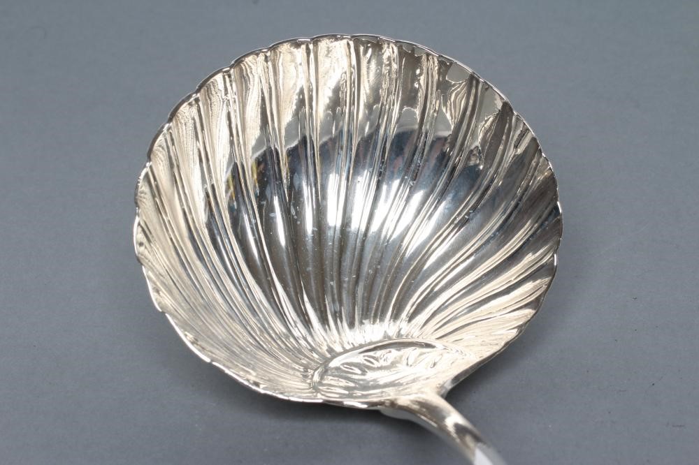 A GEORGE III SILVER LADLE Image