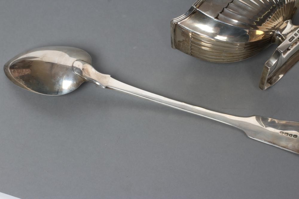 A GEORGE IV SILVER BASTING SPOON Image