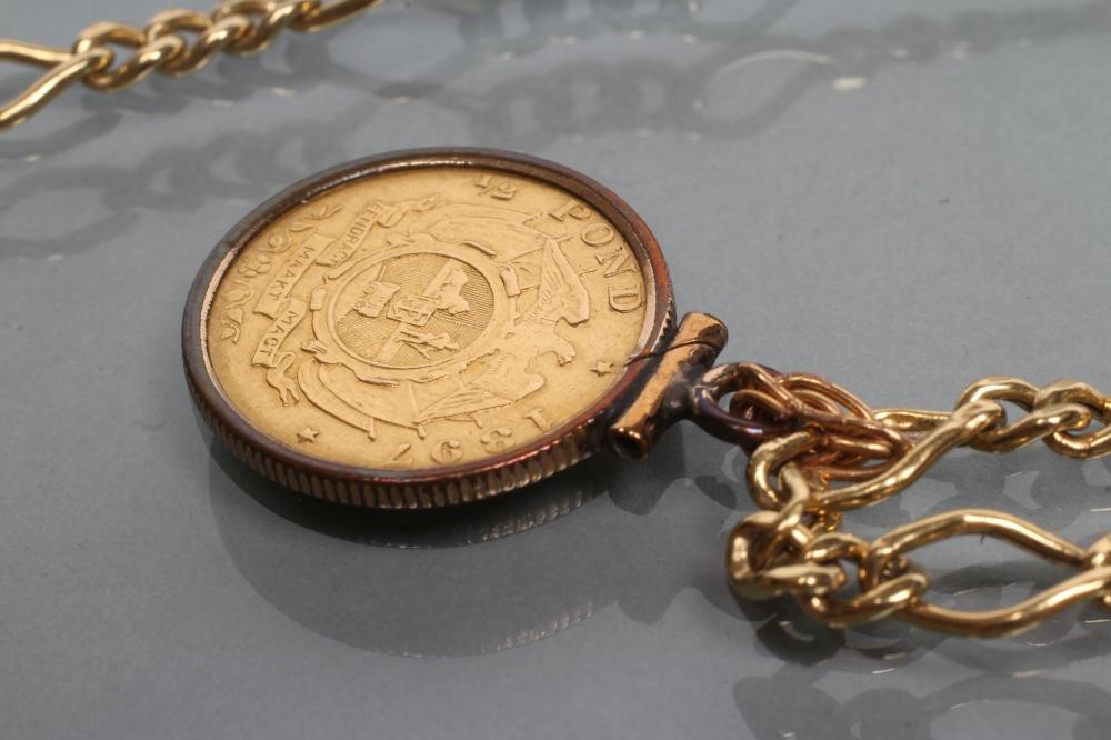 A SOUTH AFRICAN GOLD HALF POND Image