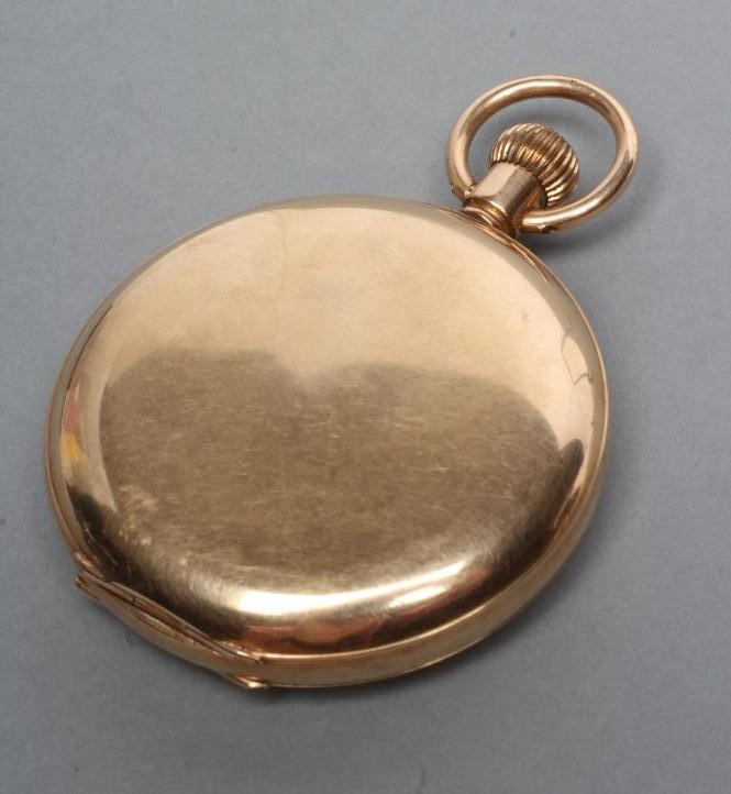 A WALTHAM TOP WIND HUNTER POCKET WATCH Image