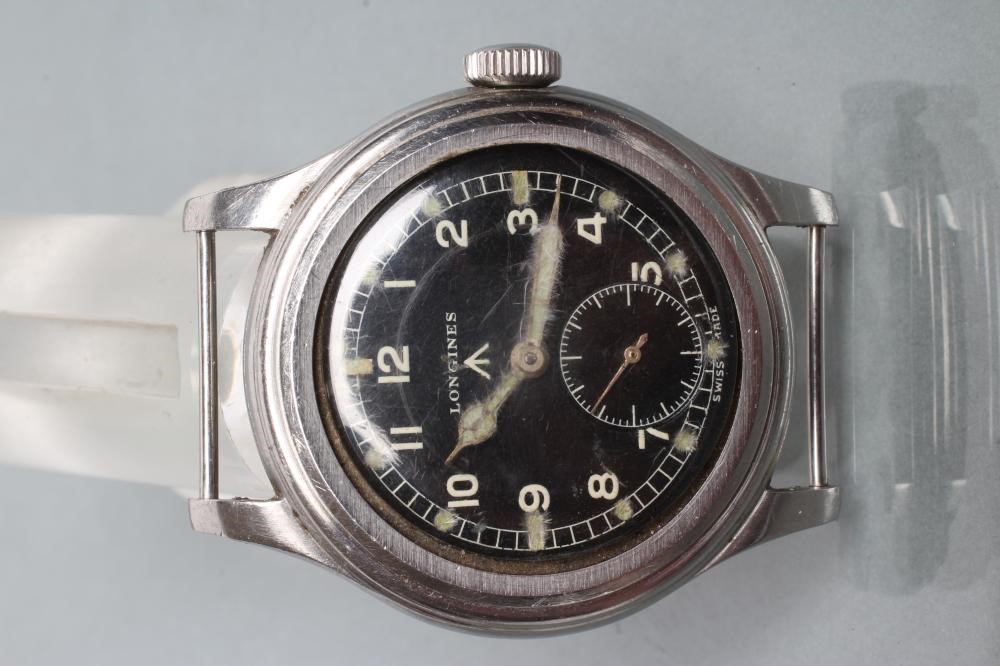 A LONGINES MILITARY ISSUE "DIRTY DOZEN" WRISTWATCH Image