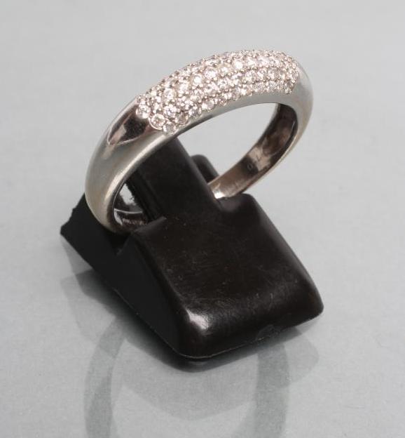 A DIAMOND HALF HOOP RING Image