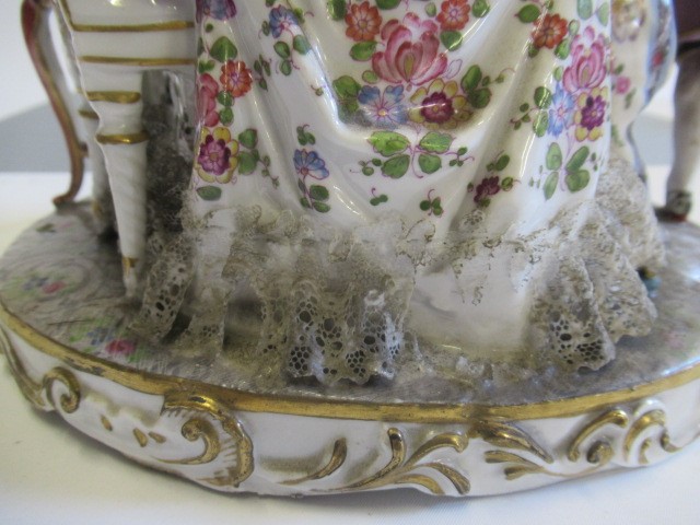 A PAIR OF SAMSON PORCELAIN FIGURE GROUPS Image