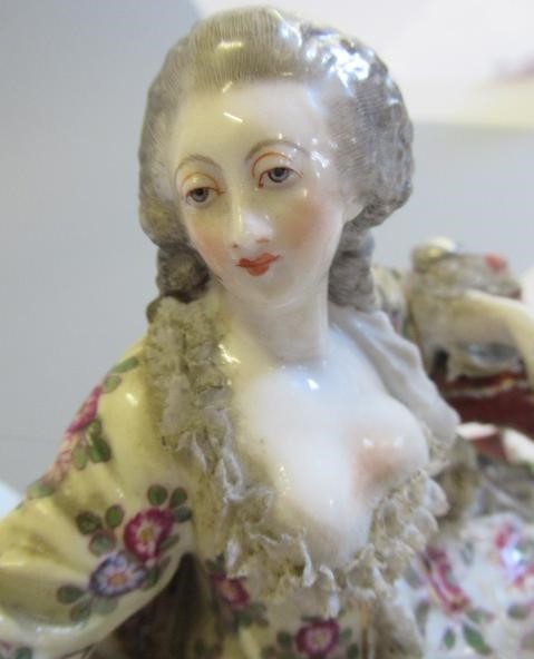 A PAIR OF SAMSON PORCELAIN FIGURE GROUPS Image