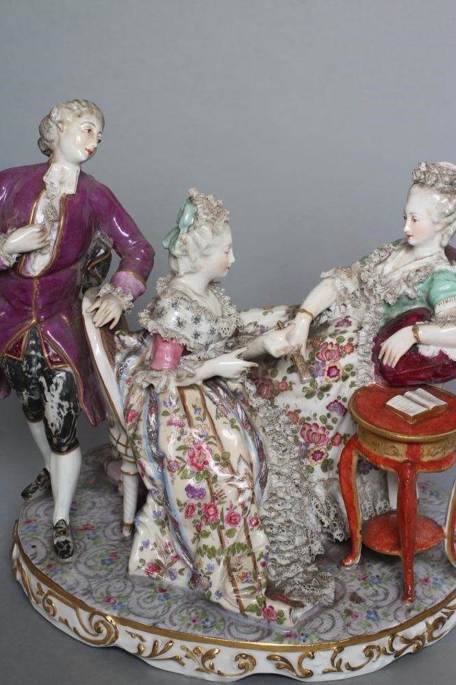 A PAIR OF SAMSON PORCELAIN FIGURE GROUPS Image