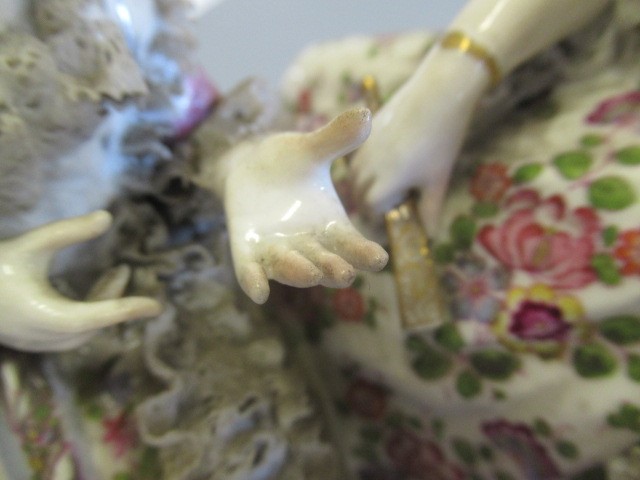 A PAIR OF SAMSON PORCELAIN FIGURE GROUPS Image