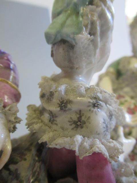 A PAIR OF SAMSON PORCELAIN FIGURE GROUPS Image