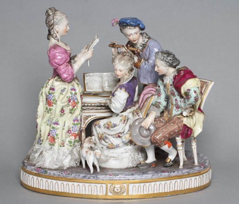A SAMSON PORCELAIN FIGURE GROUP Image
