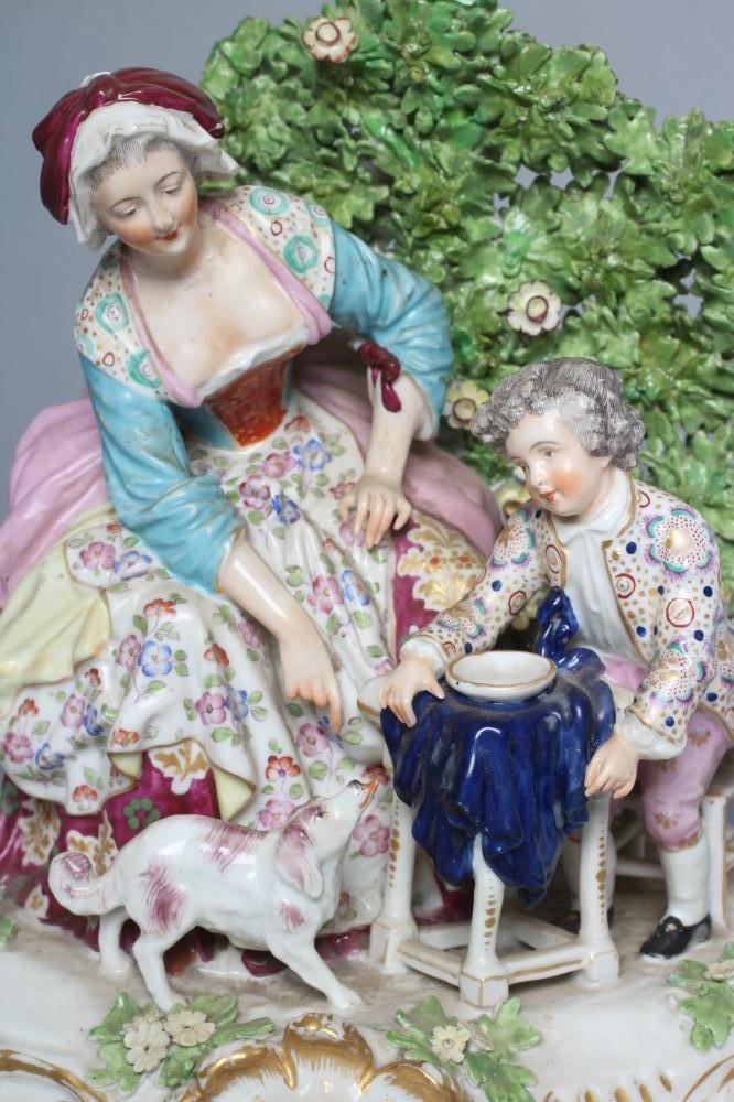 A SAMSON PORCELAIN FIGURE GROUP Image