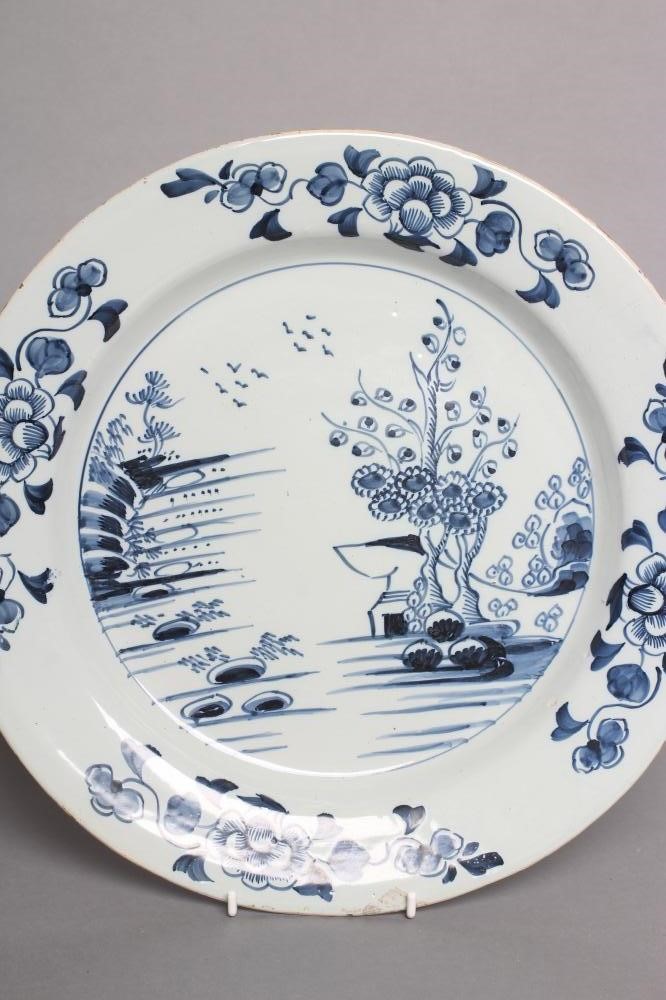 AN ENGLISH DELFT CHARGER Image