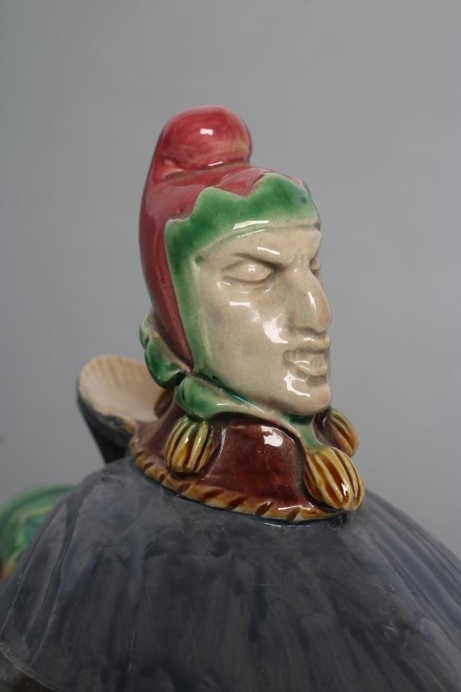 A VICTORIAN MINTON MAJOLICA "TOWER" JUG Image