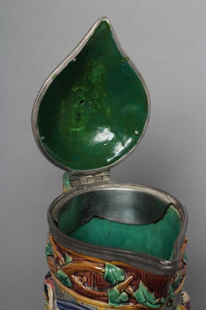 A VICTORIAN MINTON MAJOLICA "TOWER" JUG Image