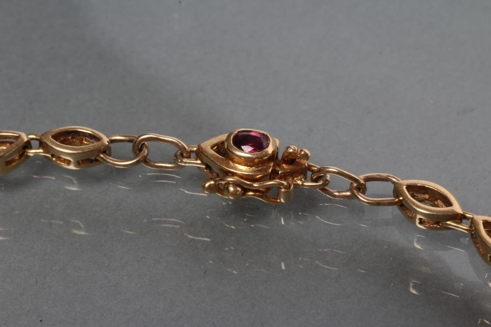 A RUBY AND DIAMOND BRACELET Image