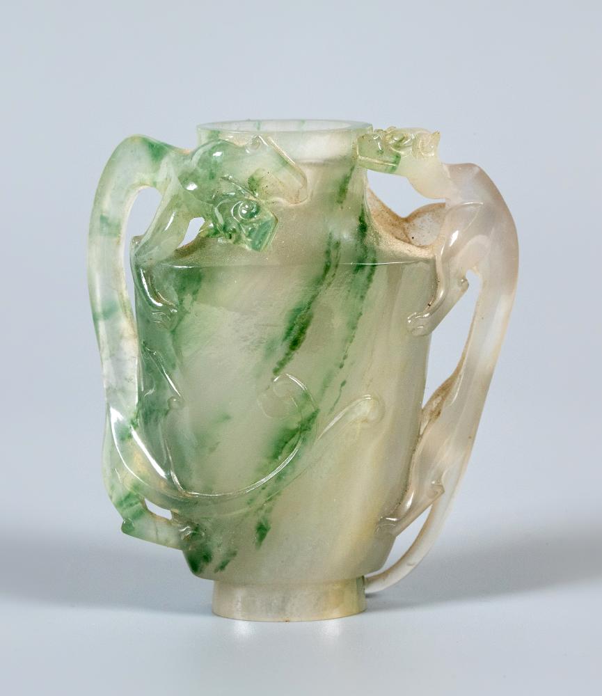 A CHINESE JADE BOTTLE Image