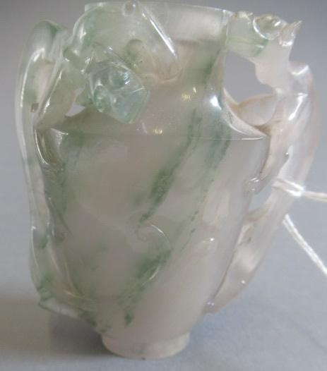 A CHINESE JADE BOTTLE Image