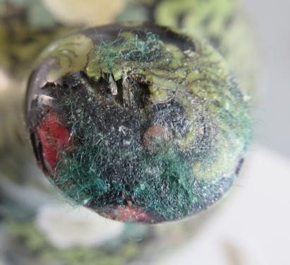 A JAPANESE CLOISONNE ENAMEL TRIPOD CENSOR AND COVER of two handled lobed ovoid form with arcade Image