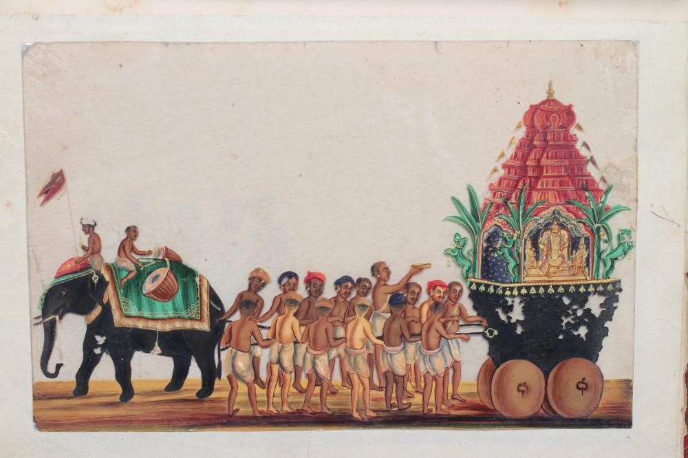 A COLLECTION OF EIGHTY FIVE INDIAN MICA PAINTINGS Image