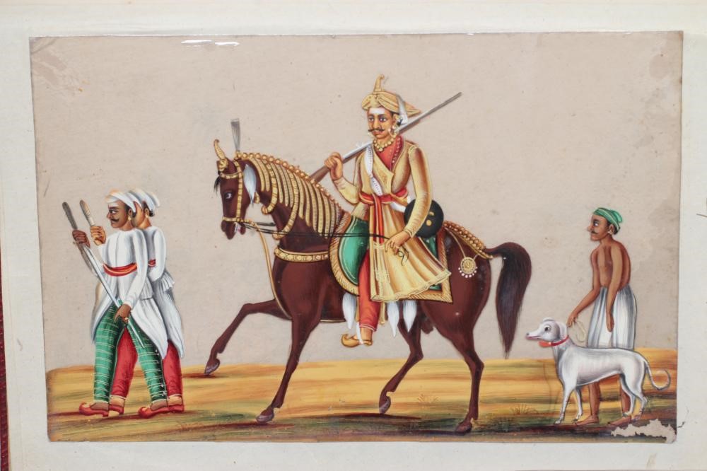 A COLLECTION OF EIGHTY FIVE INDIAN MICA PAINTINGS Image