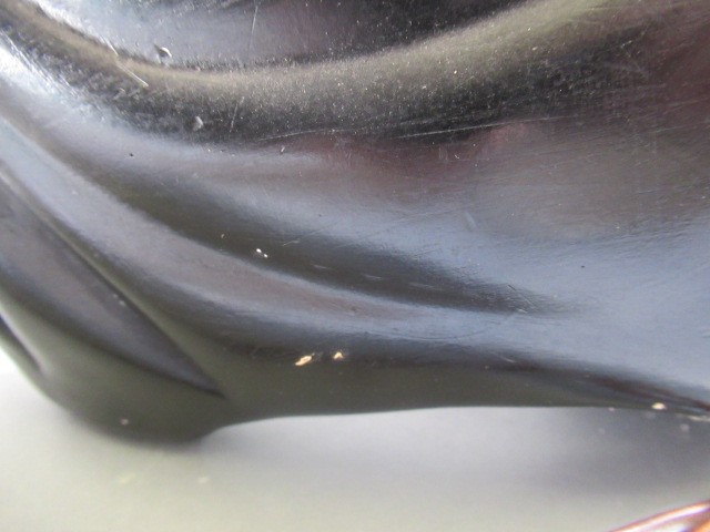 A RETRO DURON TRETCHIKOFF STYLE CHALK WARE LAMP BASE Image