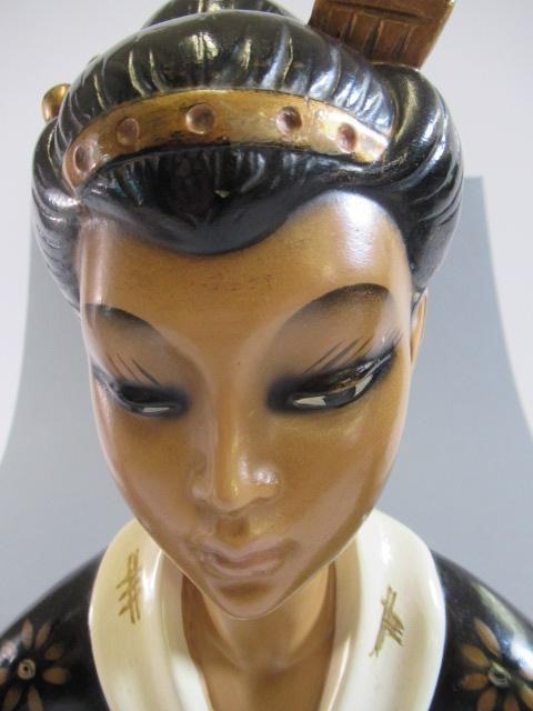 A RETRO DURON TRETCHIKOFF STYLE CHALK WARE LAMP BASE Image