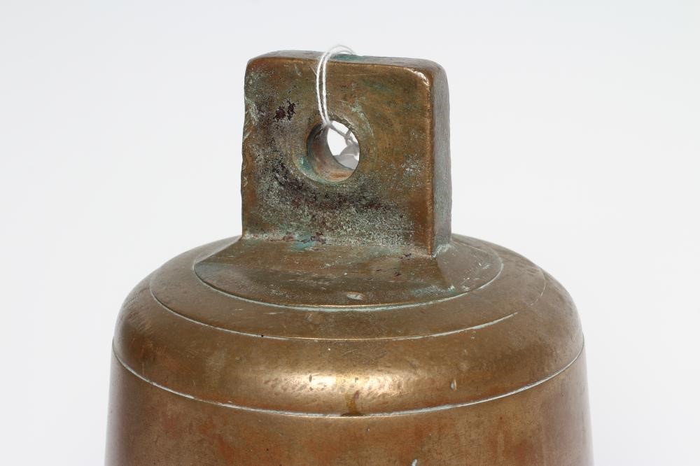 A BRONZE SHIP'S BELL inscribed "British Swift" Image