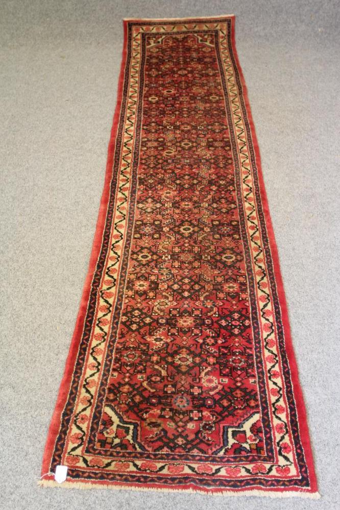 A PERSIAN TRIBAL WOOL RUNNER Image