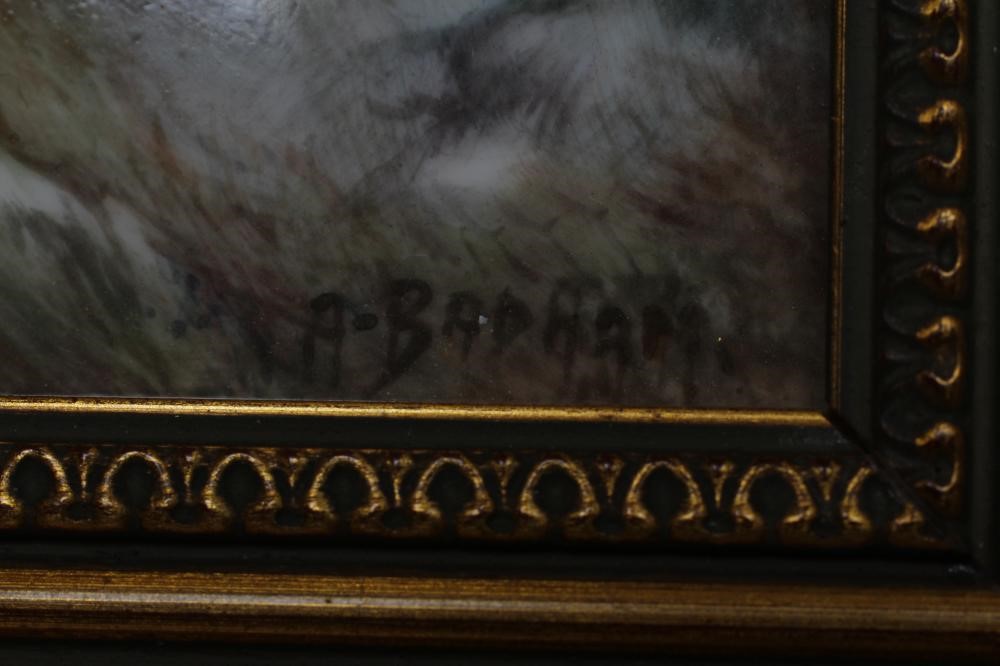 A ROYAL WORCESTER CHINA PLAQUE Image