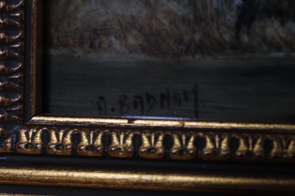 A ROYAL WORCESTER CHINA PLAQUE Image